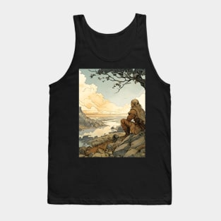 Saga of the Norse: Viking Exploration, Epic Tales, and Anime-Manga Heritage in Vinland Saga Art Tank Top